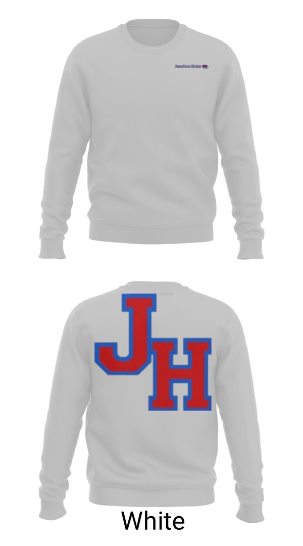 Crew Neck Sweatshirt, Jonesboro-Hodge High School Basketball, Women's Basketball, Teamtime, Team time, sublimation, custom sports apparel, team uniforms, spirit wear, spiritwear, sports uniforms, custom shirts, team store, custom team store, fundraiser sports, apparel fundraiser