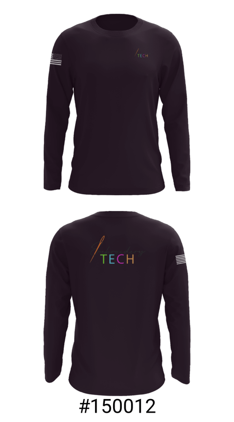 Long Sleeve Performance Shirt, Embroidery Tech, , Teamtime, Team time, sublimation, custom sports apparel, team uniforms, spirit wear, spiritwear, sports uniforms, custom shirts, team store, custom team store, fundraiser sports, apparel fundraiser