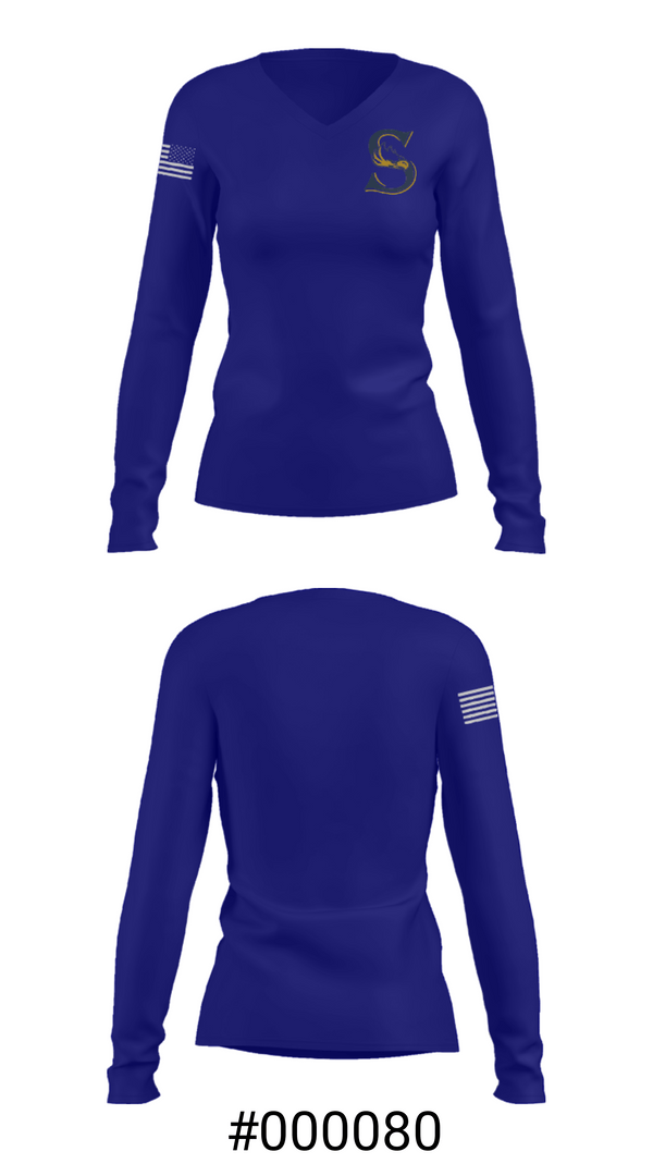 Women's Long Sleeve Vneck Shirt, St Dominic Savio Catholic High School Basketball, Men's Basketball, Teamtime, Team time, sublimation, custom sports apparel, team uniforms, spirit wear, spiritwear, sports uniforms, custom shirts, team store, custom team store, fundraiser sports, apparel fundraiser