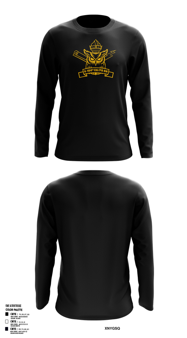 Long Sleeve Performance Shirt, 4th/104th BN (CA/PO), , Teamtime, Team time, sublimation, custom sports apparel, team uniforms, spirit wear, spiritwear, sports uniforms, custom shirts, team store, custom team store, fundraiser sports, apparel fundraiser