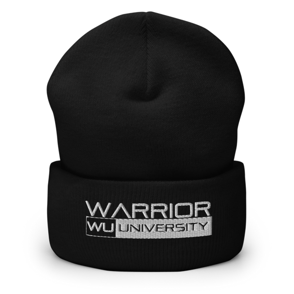 Warrior University Cuffed Beanie | Yupoong 1501KC