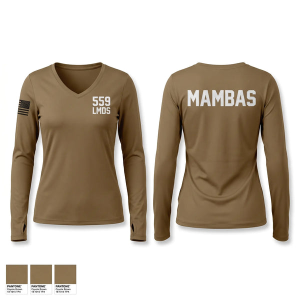 Womens Long Sleeve Vneck Shirt, 559 L-MDS, Air Force, Teamtime, Team time, sublimation, custom sports apparel, team uniforms, spirit wear, spiritwear, sports uniforms, custom shirts, team store, custom team store, fundraiser sports, apparel fundraiser