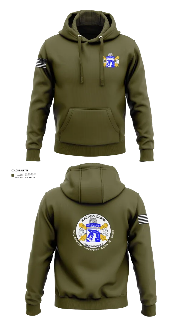 Hoodie, XVIII Airborne Corps G34 FIRES, Army, Teamtime, Team time, sublimation, custom sports apparel, team uniforms, spirit wear, spiritwear, sports uniforms, custom shirts, team store, custom team store, fundraiser sports, apparel fundraiser