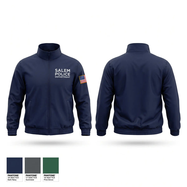 Windbreaker, Salem Police Department, Police, Teamtime, Team time, sublimation, custom sports apparel, team uniforms, spirit wear, spiritwear, sports uniforms, custom shirts, team store, custom team store, fundraiser sports, apparel fundraiser
