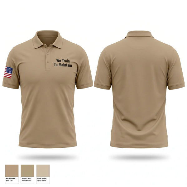 Short Sleeve Performance Polo, We Train To Maintain, Army, Teamtime, Team time, sublimation, custom sports apparel, team uniforms, spirit wear, spiritwear, sports uniforms, custom shirts, team store, custom team store, fundraiser sports, apparel fundraiser