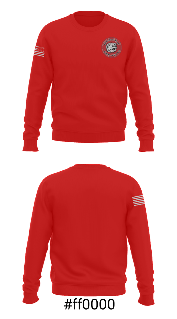 Crew Neck Sweatshirt, Thomasville High School Basketball, Women's Basketball, Teamtime, Team time, sublimation, custom sports apparel, team uniforms, spirit wear, spiritwear, sports uniforms, custom shirts, team store, custom team store, fundraiser sports, apparel fundraiser