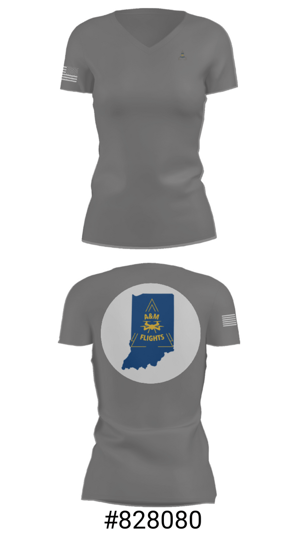 Women's Short Sleeve Vneck Shirt, A&M FLIGHTS, , Teamtime, Team time, sublimation, custom sports apparel, team uniforms, spirit wear, spiritwear, sports uniforms, custom shirts, team store, custom team store, fundraiser sports, apparel fundraiser