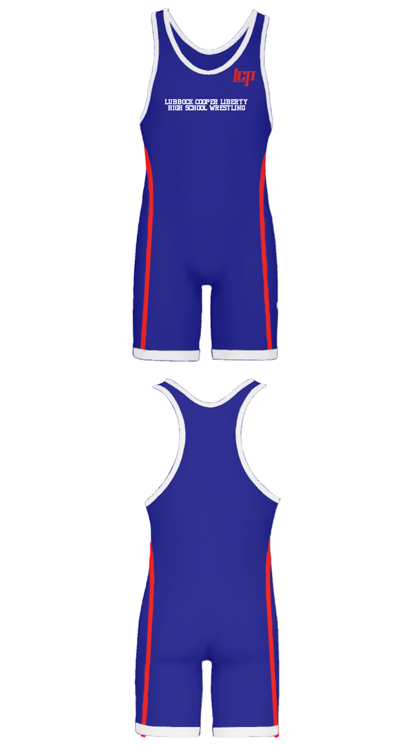 Wrestling Singlet, Lubbock-Cooper Liberty High School Wrestling, Wrestling, Teamtime, Team time, sublimation, custom sports apparel, team uniforms, spirit wear, spiritwear, sports uniforms, custom shirts, team store, custom team store, fundraiser sports, apparel fundraiser