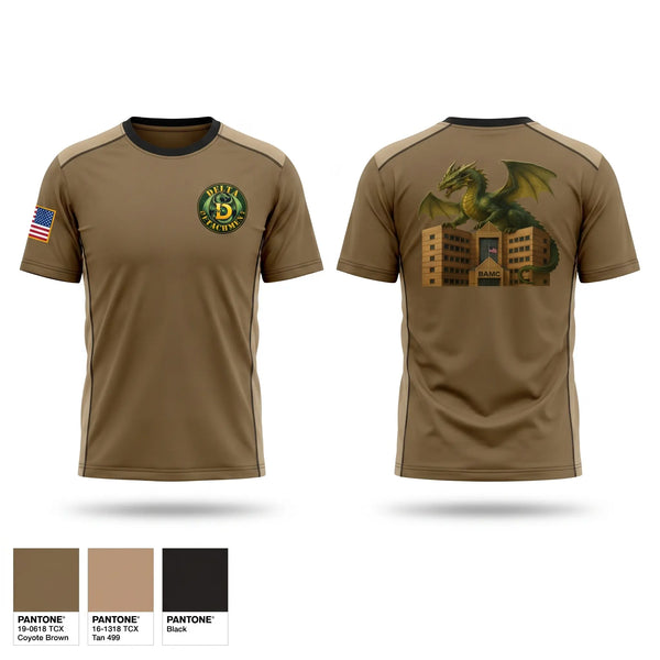 Old School Cotton Feel Shirt, D DET, MRBN, BAMC Dragons, Army, Teamtime, Team time, sublimation, custom sports apparel, team uniforms, spirit wear, spiritwear, sports uniforms, custom shirts, team store, custom team store, fundraiser sports, apparel fundraiser