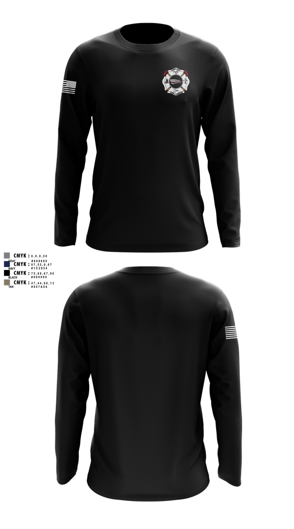Long Sleeve Performance Shirt, Camp, Fire Department, Teamtime, Team time, sublimation, custom sports apparel, team uniforms, spirit wear, spiritwear, sports uniforms, custom shirts, team store, custom team store, fundraiser sports, apparel fundraiser