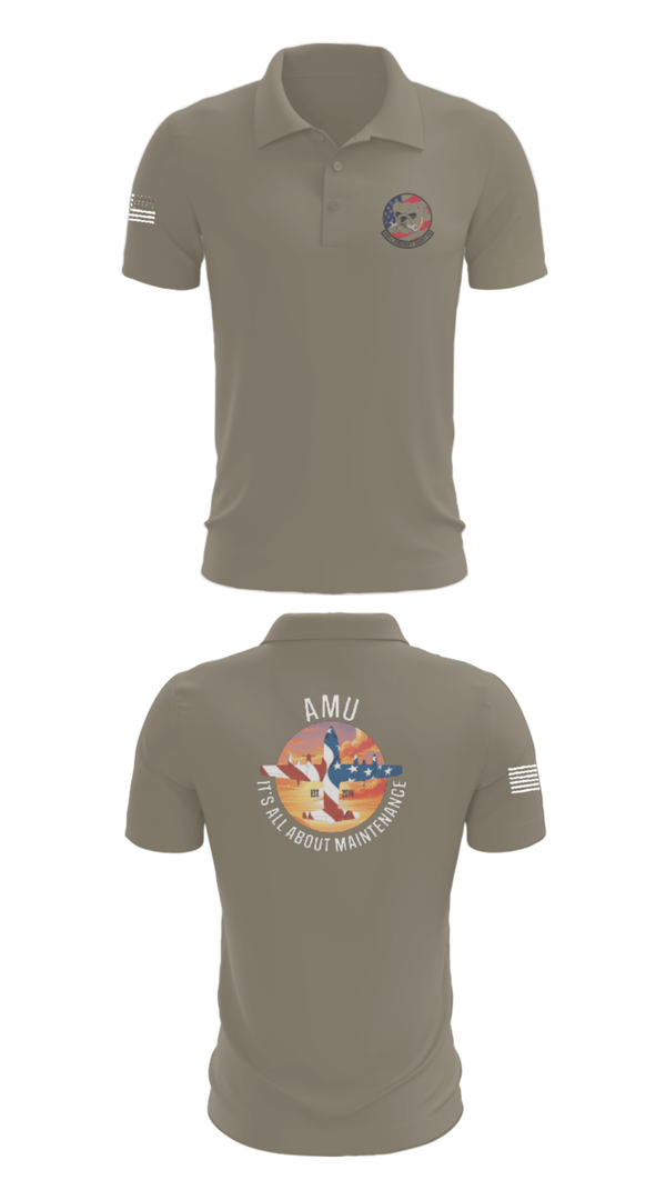 Short Sleeve Performance Polo, 910th AMU, Air Force, Teamtime, Team time, sublimation, custom sports apparel, team uniforms, spirit wear, spiritwear, sports uniforms, custom shirts, team store, custom team store, fundraiser sports, apparel fundraiser