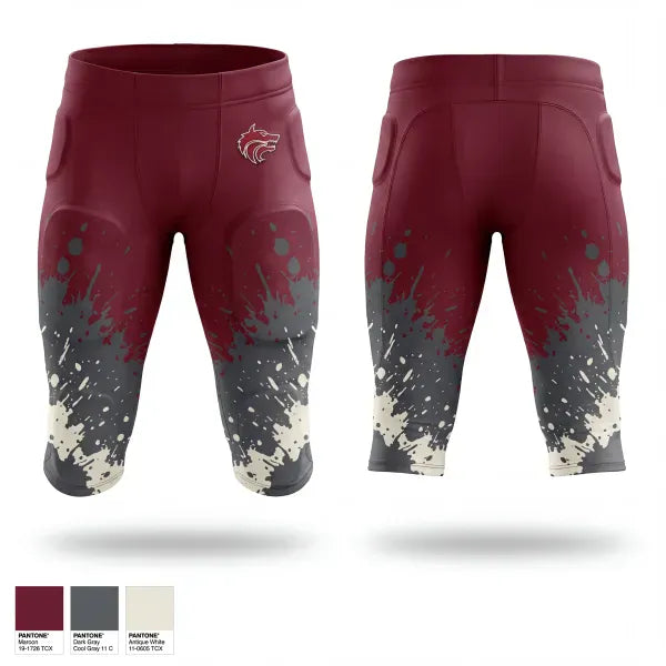 Football Pants, Lincoln Wolves, , Teamtime, Team time, sublimation, custom sports apparel, team uniforms, spirit wear, spiritwear, sports uniforms, custom shirts, team store, custom team store, fundraiser sports, apparel fundraiser