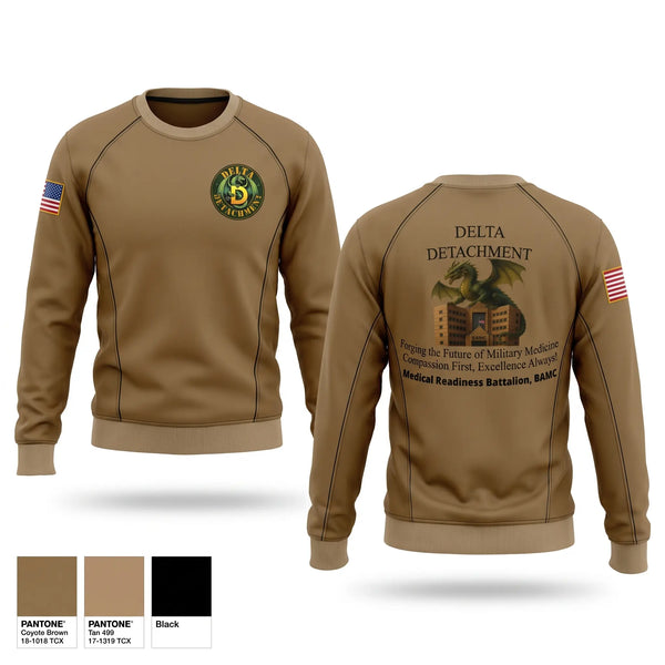Crew Neck Sweatshirt, D DET, MRBN, BAMC Dragons, Army, Teamtime, Team time, sublimation, custom sports apparel, team uniforms, spirit wear, spiritwear, sports uniforms, custom shirts, team store, custom team store, fundraiser sports, apparel fundraiser
