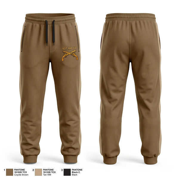 Sweatpants, 977 MP CO, Army, Teamtime, Team time, sublimation, custom sports apparel, team uniforms, spirit wear, spiritwear, sports uniforms, custom shirts, team store, custom team store, fundraiser sports, apparel fundraiser