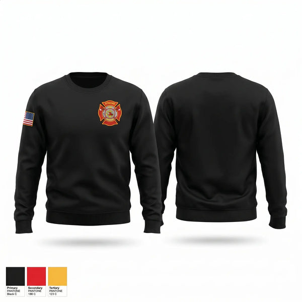 Crew Neck Sweatshirt, Atmore Fire Department, Fire Department, Teamtime, Team time, sublimation, custom sports apparel, team uniforms, spirit wear, spiritwear, sports uniforms, custom shirts, team store, custom team store, fundraiser sports, apparel fundraiser