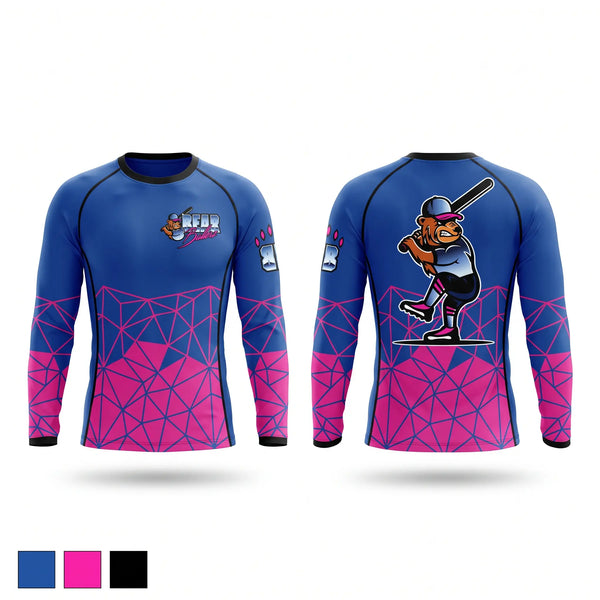 Long Sleeve Performance Shirt, Bear Ballerz, Softball, Teamtime, Team time, sublimation, custom sports apparel, team uniforms, spirit wear, spiritwear, sports uniforms, custom shirts, team store, custom team store, fundraiser sports, apparel fundraiser