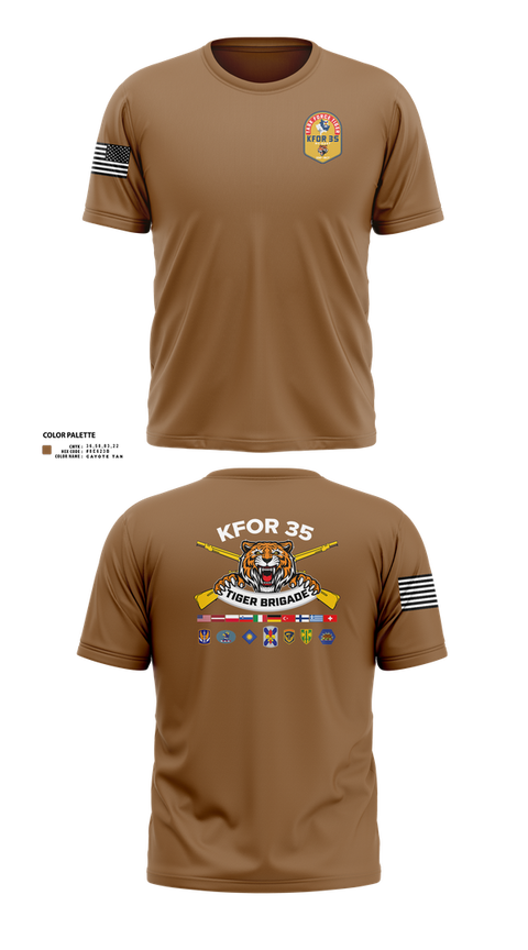 Short Sleeve Performance Shirt, 256th Infantry Brigade Combat Team, National Guard, Teamtime, Team time, sublimation, custom sports apparel, team uniforms, spirit wear, spiritwear, sports uniforms, custom shirts, team store, custom team store, fundraiser sports, apparel fundraiser