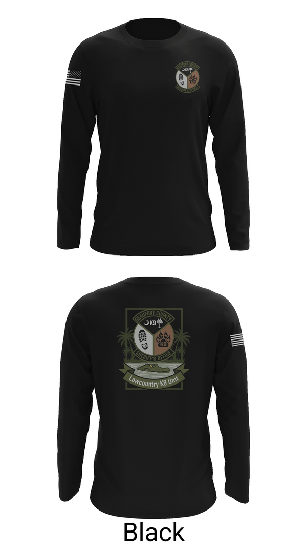 Long Sleeve Performance Shirt, Lowcountry K-9 Unit, Police, Teamtime, Team time, sublimation, custom sports apparel, team uniforms, spirit wear, spiritwear, sports uniforms, custom shirts, team store, custom team store, fundraiser sports, apparel fundraiser