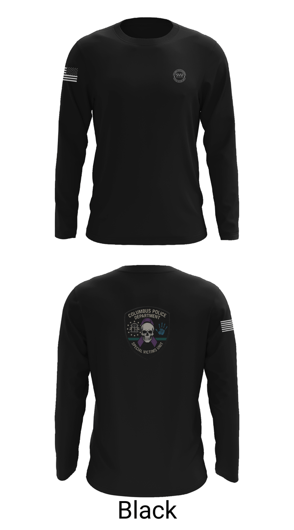 Long Sleeve Performance Shirt, Special Victims Unit, Police, Teamtime, Team time, sublimation, custom sports apparel, team uniforms, spirit wear, spiritwear, sports uniforms, custom shirts, team store, custom team store, fundraiser sports, apparel fundraiser