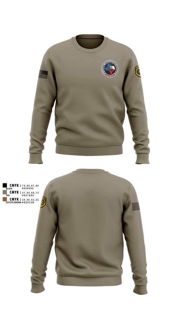 Crew Neck Sweatshirt, Robstown Police Department, Police, Teamtime, Team time, sublimation, custom sports apparel, team uniforms, spirit wear, spiritwear, sports uniforms, custom shirts, team store, custom team store, fundraiser sports, apparel fundraiser