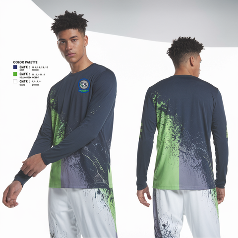 Long Sleeve Performance Shirt, A.G Cox Middle School Basketball, Men's Basketball, Teamtime, Team time, sublimation, custom sports apparel, team uniforms, spirit wear, spiritwear, sports uniforms, custom shirts, team store, custom team store, fundraiser sports, apparel fundraiser