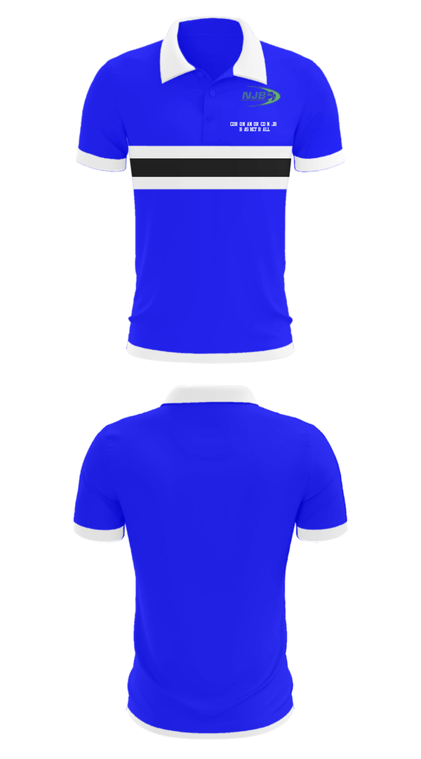 Short Sleeve Performance Polo, CoronaNorco Njb Basketball, Men's Basketball, Teamtime, Team time, sublimation, custom sports apparel, team uniforms, spirit wear, spiritwear, sports uniforms, custom shirts, team store, custom team store, fundraiser sports, apparel fundraiser