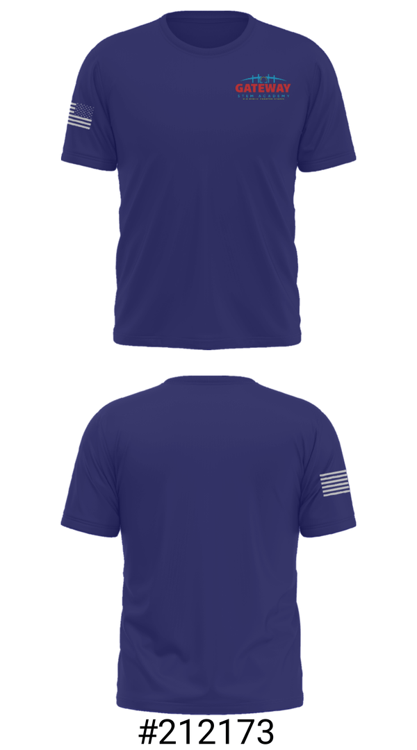 Short Sleeve Performance Shirt, Gateway Stem Academy Charter School, Spirit Store, Teamtime, Team time, sublimation, custom sports apparel, team uniforms, spirit wear, spiritwear, sports uniforms, custom shirts, team store, custom team store, fundraiser sports, apparel fundraiser