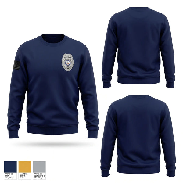 Crew Neck Sweatshirt, Gate City Police Department, Police, Teamtime, Team time, sublimation, custom sports apparel, team uniforms, spirit wear, spiritwear, sports uniforms, custom shirts, team store, custom team store, fundraiser sports, apparel fundraiser