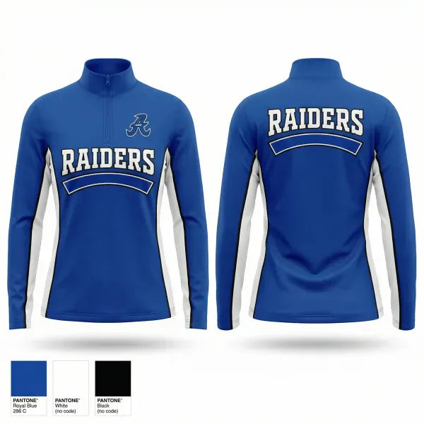 Quarter Zip Jacket, Anamosa Raiders 10U, Baseball, Teamtime, Team time, sublimation, custom sports apparel, team uniforms, spirit wear, spiritwear, sports uniforms, custom shirts, team store, custom team store, fundraiser sports, apparel fundraiser