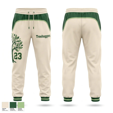 Sweatpants, Treehuggers, Men's Basketball, Teamtime, Team time, sublimation, custom sports apparel, team uniforms, spirit wear, spiritwear, sports uniforms, custom shirts, team store, custom team store, fundraiser sports, apparel fundraiser