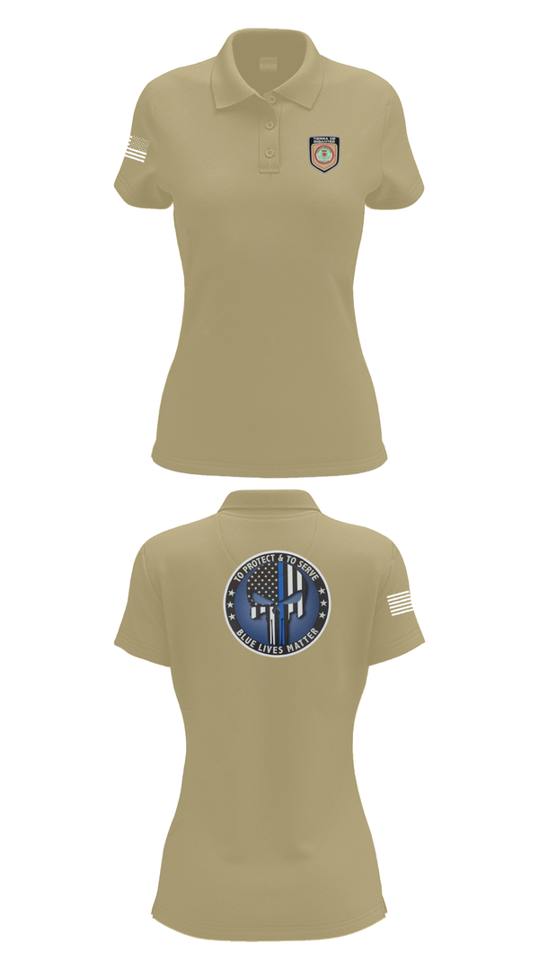 Womens Short Sleeve Performance Polo, Policía Municipal de Carolina, , Teamtime, Team time, sublimation, custom sports apparel, team uniforms, spirit wear, spiritwear, sports uniforms, custom shirts, team store, custom team store, fundraiser sports, apparel fundraiser