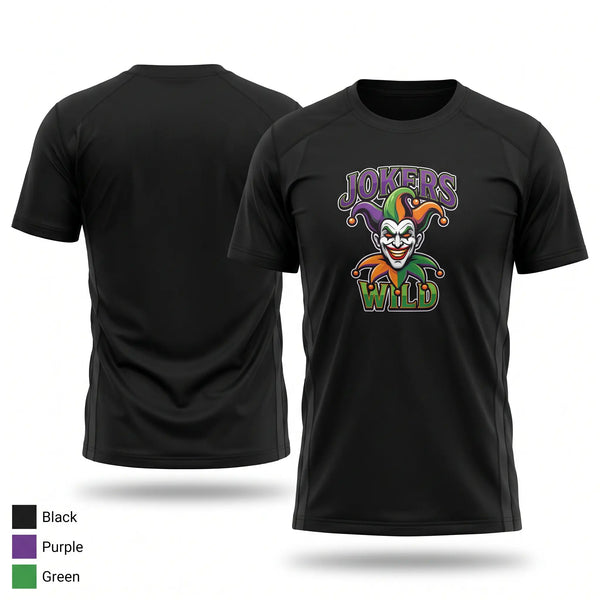 Short Sleeve Performance Shirt, “JOKERS WILD”, , Teamtime, Team time, sublimation, custom sports apparel, team uniforms, spirit wear, spiritwear, sports uniforms, custom shirts, team store, custom team store, fundraiser sports, apparel fundraiser