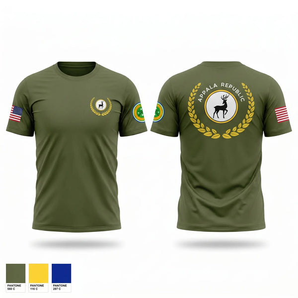 Short Sleeve Performance Shirt, Appala Republic, Army, Teamtime, Team time, sublimation, custom sports apparel, team uniforms, spirit wear, spiritwear, sports uniforms, custom shirts, team store, custom team store, fundraiser sports, apparel fundraiser