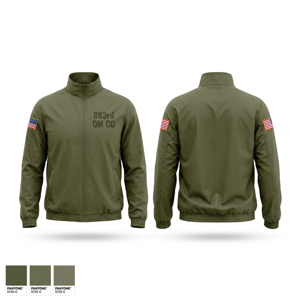 Windbreaker, 883rd QM CO, Army, Teamtime, Team time, sublimation, custom sports apparel, team uniforms, spirit wear, spiritwear, sports uniforms, custom shirts, team store, custom team store, fundraiser sports, apparel fundraiser