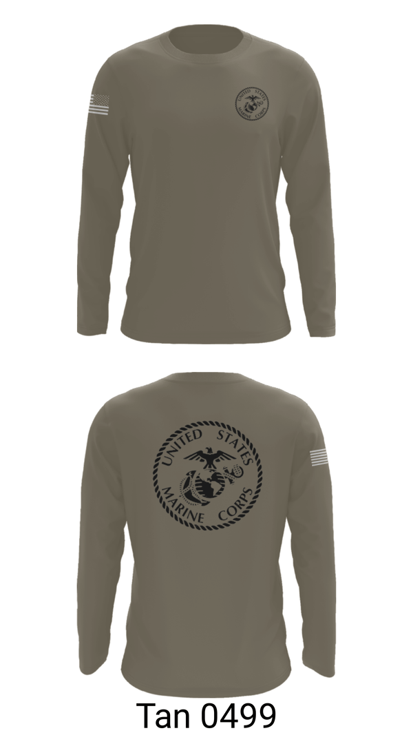 Long Sleeve Performance Shirt, UHS MCJROTC, Marines, Teamtime, Team time, sublimation, custom sports apparel, team uniforms, spirit wear, spiritwear, sports uniforms, custom shirts, team store, custom team store, fundraiser sports, apparel fundraiser