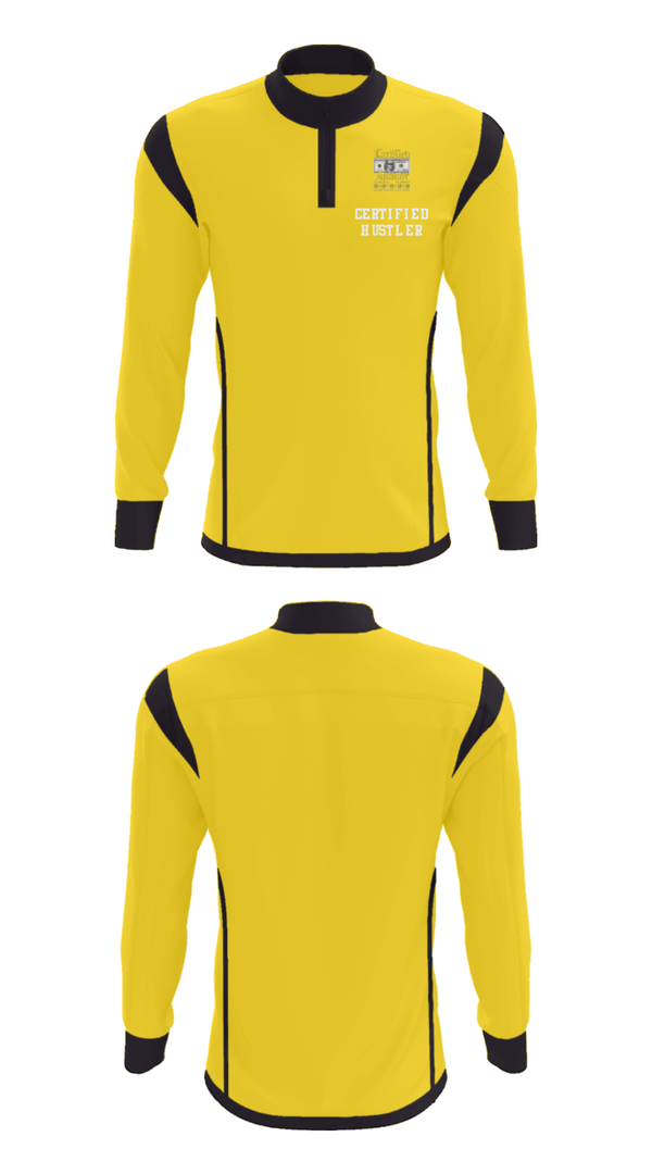 Quarter Zip Jacket, Certified HustlerCertified Hustler, , Teamtime, Team time, sublimation, custom sports apparel, team uniforms, spirit wear, spiritwear, sports uniforms, custom shirts, team store, custom team store, fundraiser sports, apparel fundraiser