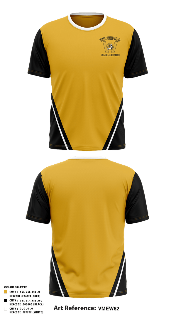 Old School Cotton Feel Shirt, Whitehorse High School Track & Field, Track & Field, Teamtime, Team time, sublimation, custom sports apparel, team uniforms, spirit wear, spiritwear, sports uniforms, custom shirts, team store, custom team store, fundraiser sports, apparel fundraiser