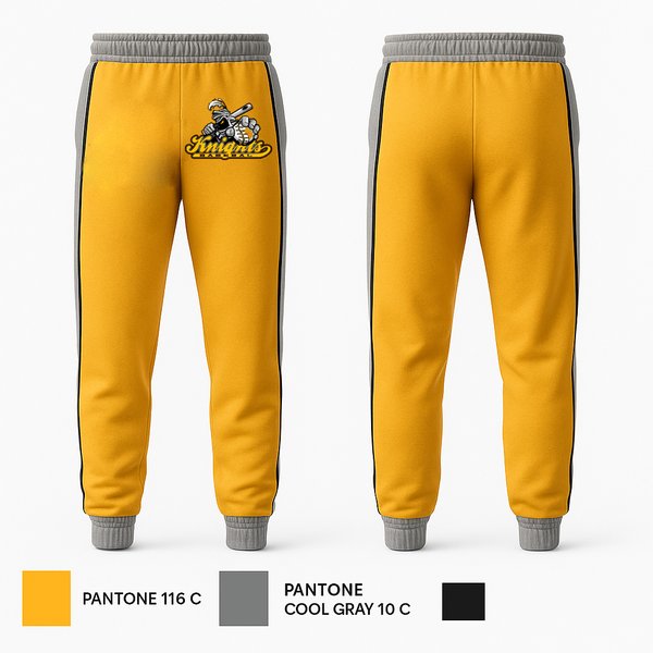 Sweatpants, Sheffield Knights, Baseball, Teamtime, Team time, sublimation, custom sports apparel, team uniforms, spirit wear, spiritwear, sports uniforms, custom shirts, team store, custom team store, fundraiser sports, apparel fundraiser