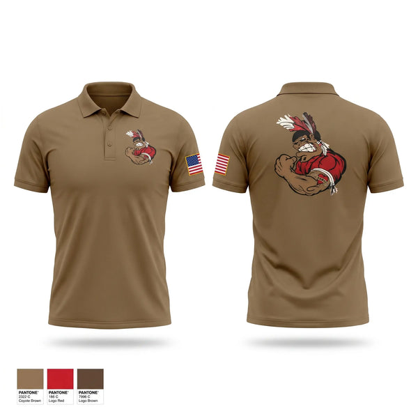 Short Sleeve Performance Polo, JROTC, Army, Teamtime, Team time, sublimation, custom sports apparel, team uniforms, spirit wear, spiritwear, sports uniforms, custom shirts, team store, custom team store, fundraiser sports, apparel fundraiser