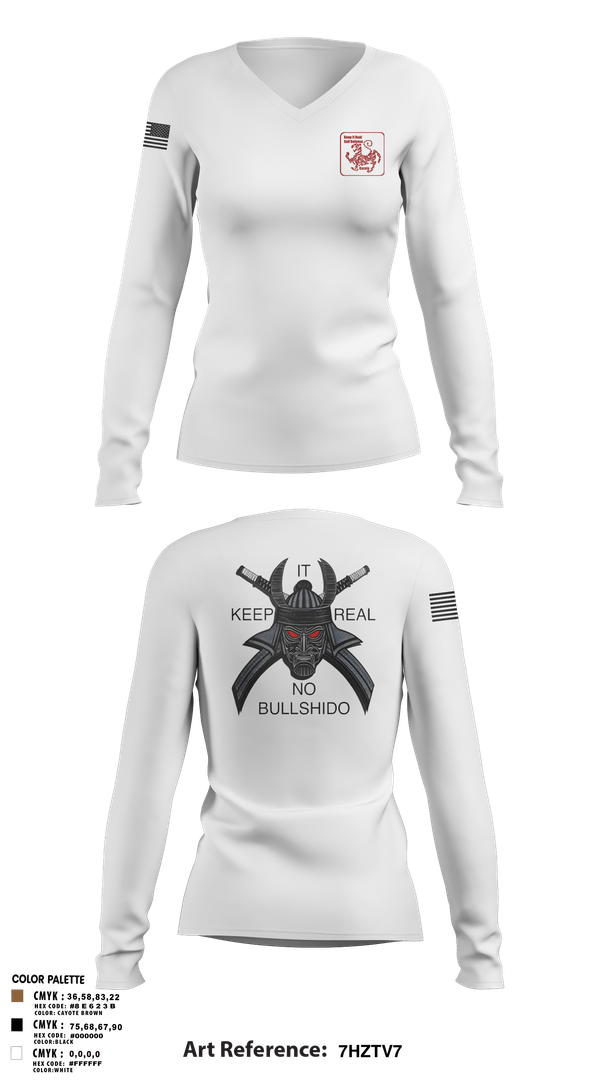 Womens Long Sleeve Vneck Shirt, Keep It Real, , Teamtime, Team time, sublimation, custom sports apparel, team uniforms, spirit wear, spiritwear, sports uniforms, custom shirts, team store, custom team store, fundraiser sports, apparel fundraiser