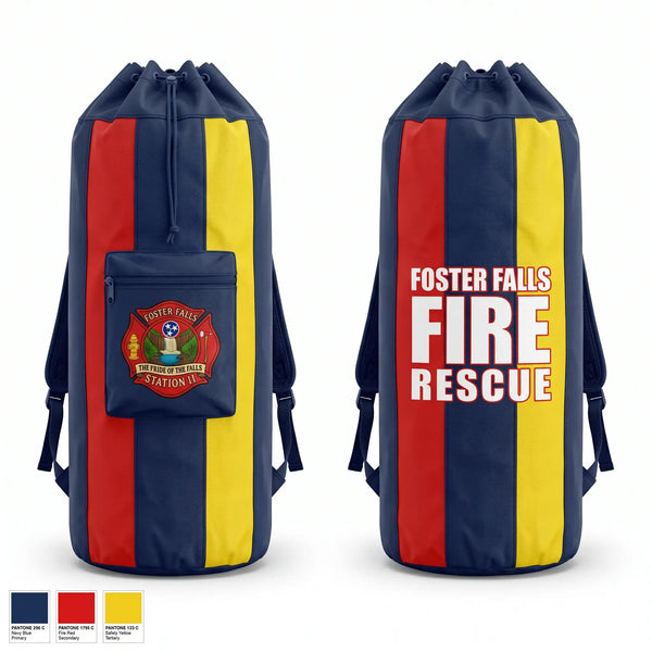 Gear Bag, Foster Falls Fire Department, Fire Department, Teamtime, Team time, sublimation, custom sports apparel, team uniforms, spirit wear, spiritwear, sports uniforms, custom shirts, team store, custom team store, fundraiser sports, apparel fundraiser