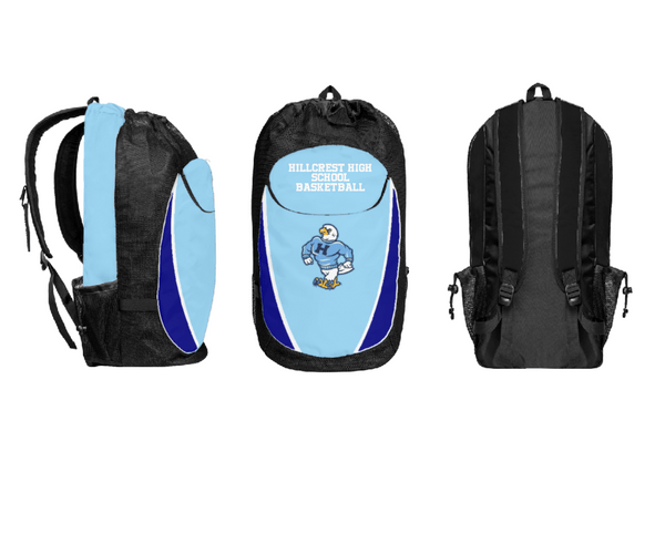 Gear Bag, Hillcrest High School Basketball, Men's Basketball, Teamtime, Team time, sublimation, custom sports apparel, team uniforms, spirit wear, spiritwear, sports uniforms, custom shirts, team store, custom team store, fundraiser sports, apparel fundraiser