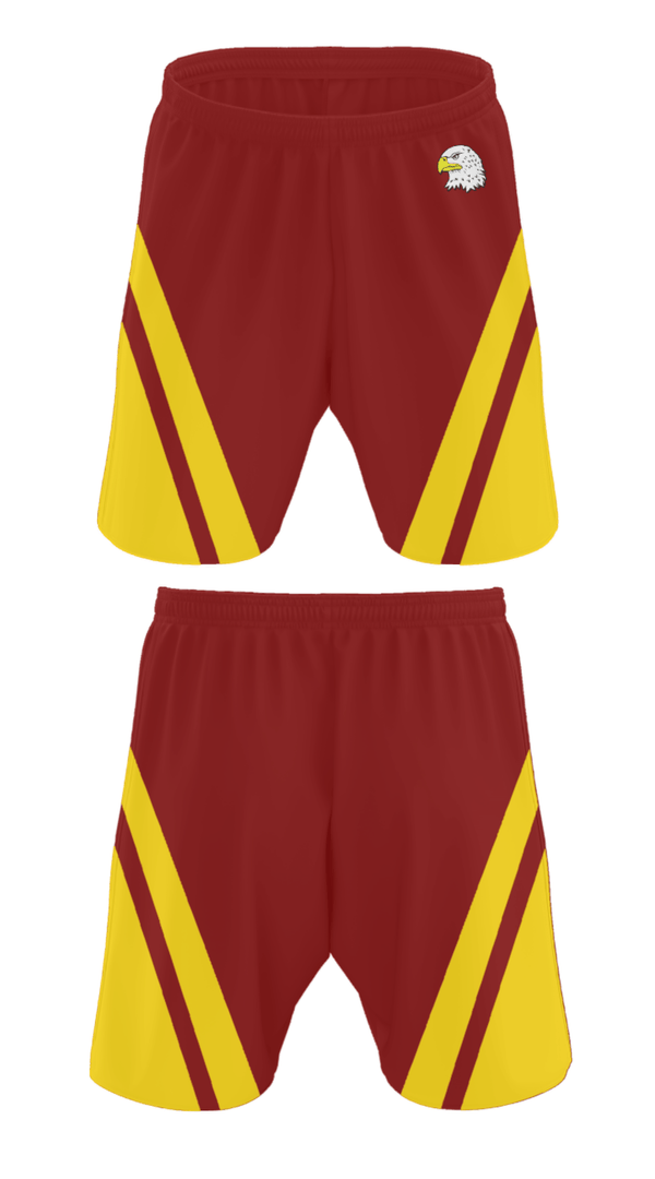 Athletic Shorts With Pockets, Ellicottville Central Middle School Basketball, Women's Basketball, Teamtime, Team time, sublimation, custom sports apparel, team uniforms, spirit wear, spiritwear, sports uniforms, custom shirts, team store, custom team store, fundraiser sports, apparel fundraiser