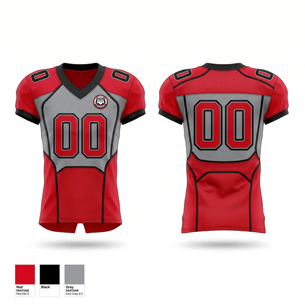 Football Jersey, Hickman County Bulldogs, , Teamtime, Team time, sublimation, custom sports apparel, team uniforms, spirit wear, spiritwear, sports uniforms, custom shirts, team store, custom team store, fundraiser sports, apparel fundraiser