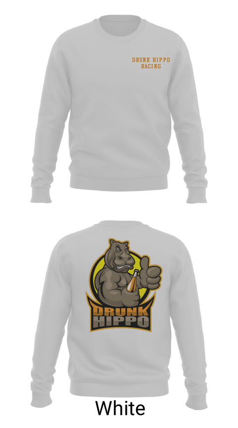 Crew Neck Sweatshirt, Drunk Hippo Racing, , Teamtime, Team time, sublimation, custom sports apparel, team uniforms, spirit wear, spiritwear, sports uniforms, custom shirts, team store, custom team store, fundraiser sports, apparel fundraiser