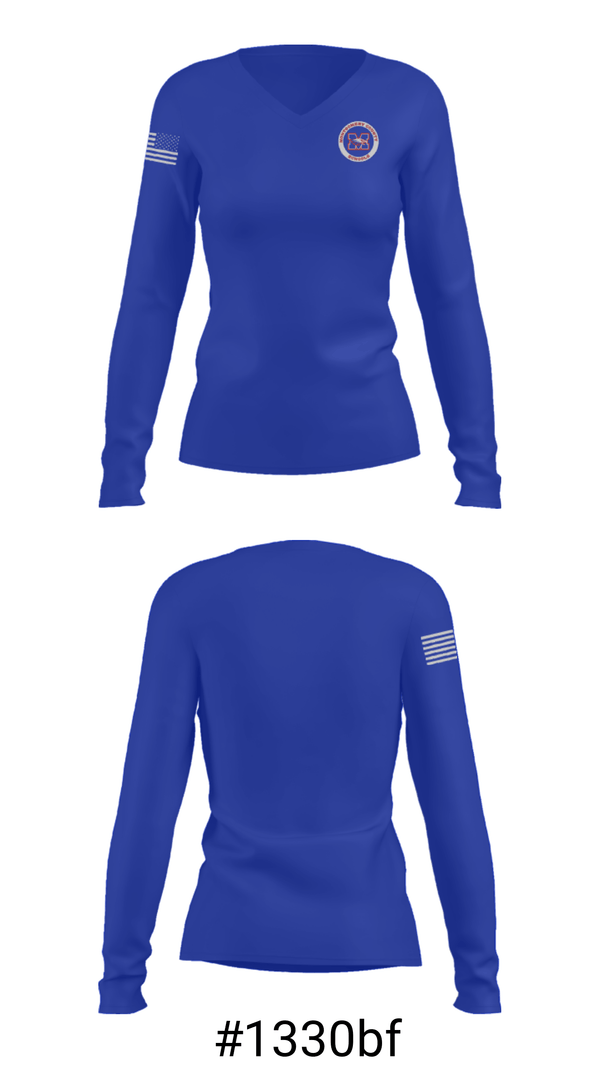 Women's Long Sleeve Vneck Shirt, Montgomery County High School Basketball, Men's Basketball, Teamtime, Team time, sublimation, custom sports apparel, team uniforms, spirit wear, spiritwear, sports uniforms, custom shirts, team store, custom team store, fundraiser sports, apparel fundraiser
