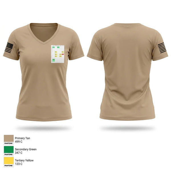 Womens Short Sleeve Vneck Shirt, 63rd Army Band, Army, Teamtime, Team time, sublimation, custom sports apparel, team uniforms, spirit wear, spiritwear, sports uniforms, custom shirts, team store, custom team store, fundraiser sports, apparel fundraiser