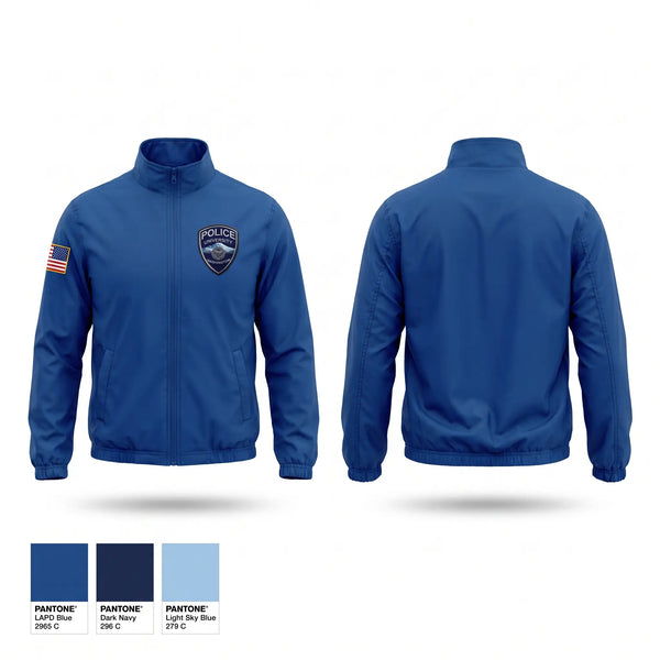 Windbreaker, UWPD, Police, Teamtime, Team time, sublimation, custom sports apparel, team uniforms, spirit wear, spiritwear, sports uniforms, custom shirts, team store, custom team store, fundraiser sports, apparel fundraiser