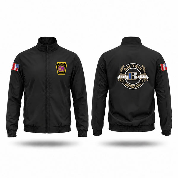 Windbreaker, Baldwin Borough Police Department, Police, Teamtime, Team time, sublimation, custom sports apparel, team uniforms, spirit wear, spiritwear, sports uniforms, custom shirts, team store, custom team store, fundraiser sports, apparel fundraiser