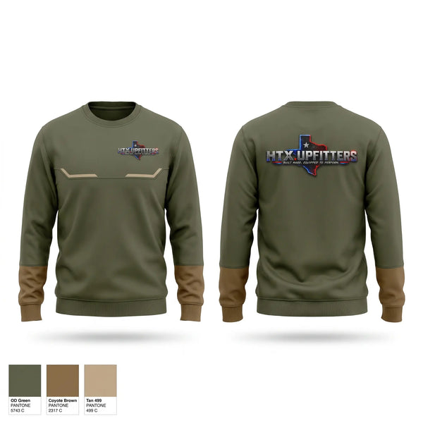 Crew Neck Sweatshirt, HTX.UPFITTERS, , Teamtime, Team time, sublimation, custom sports apparel, team uniforms, spirit wear, spiritwear, sports uniforms, custom shirts, team store, custom team store, fundraiser sports, apparel fundraiser